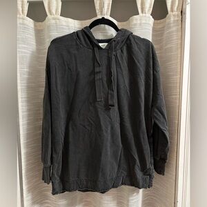 Aerie Charcoal Hooded Pullover